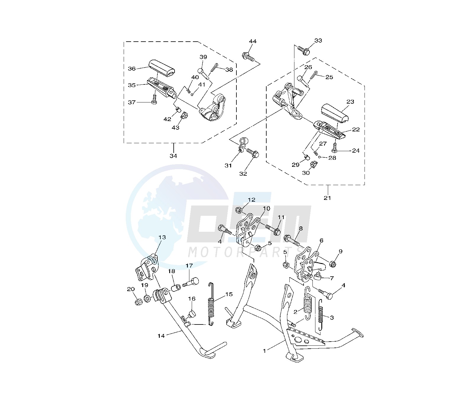 STAND AND FOOTREST image