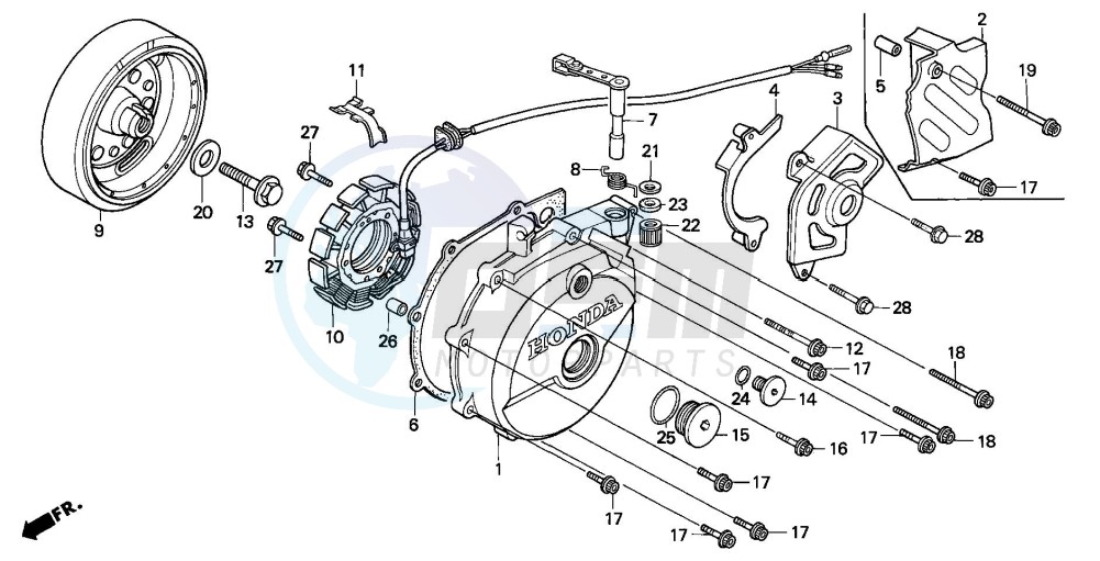 LEFT CRANKCASE COVER image