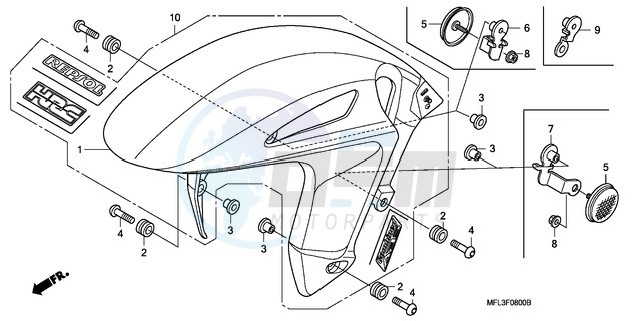 FRONT FENDER image