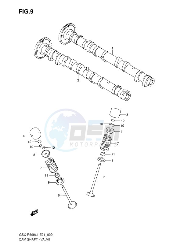 CAM SHAFT-VALVE image