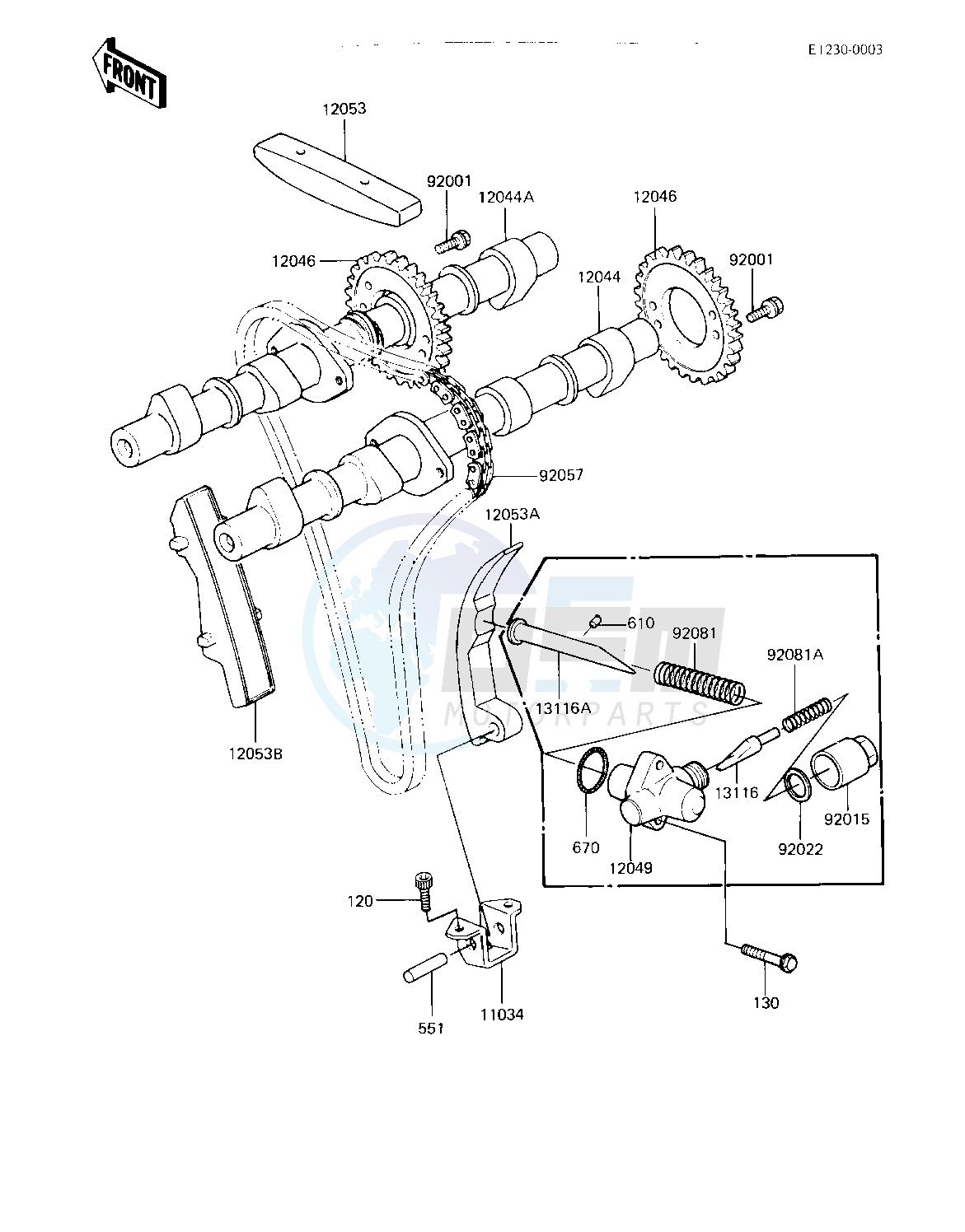 CAMSHAFTS_CHAIN_TENSIONER -- 82-83 A3_A4- - image