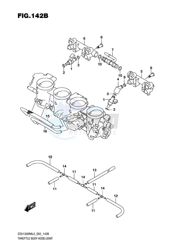 THROTTLE BODY HOSE-JOINT image