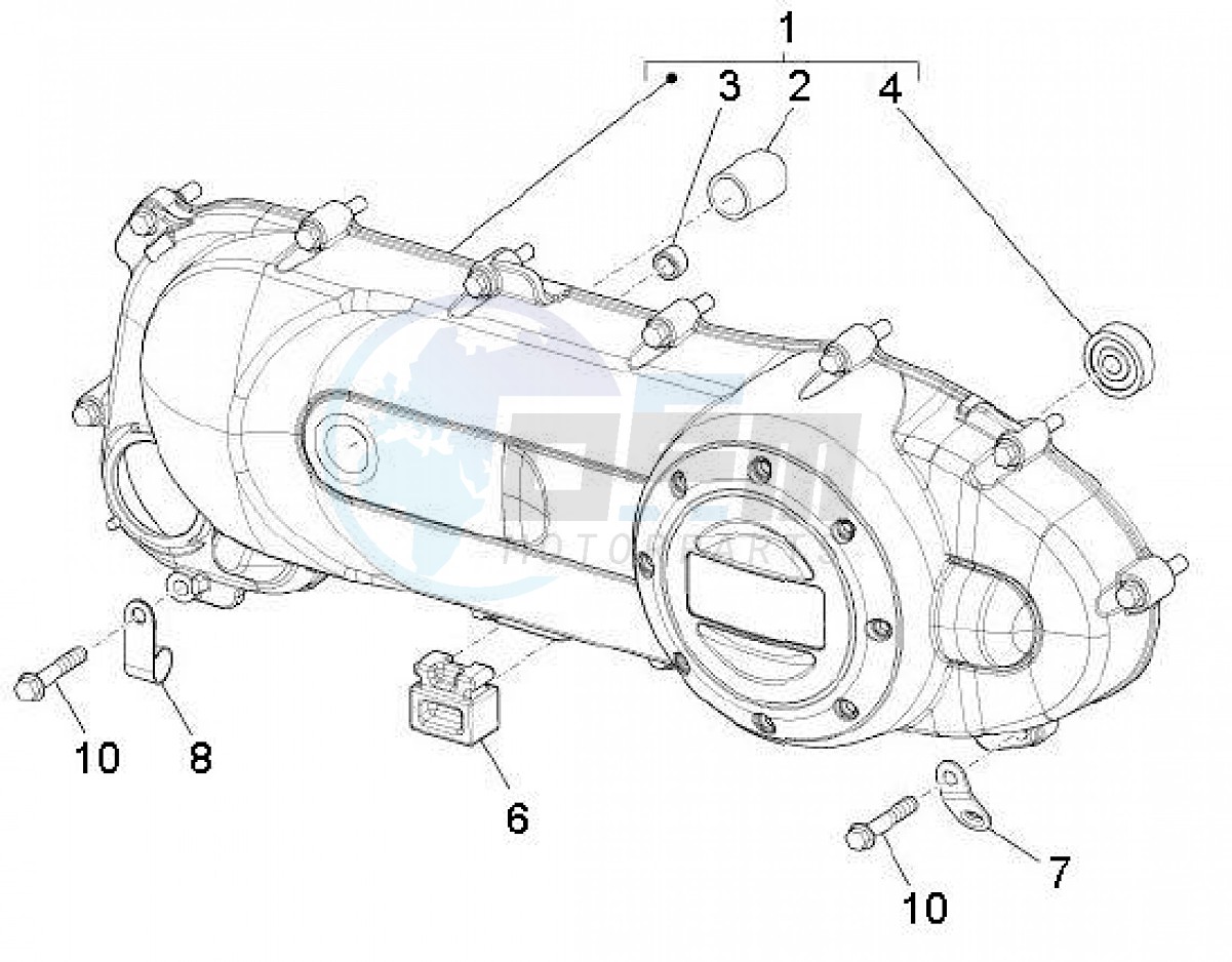 Casing cover (Positions) blueprint