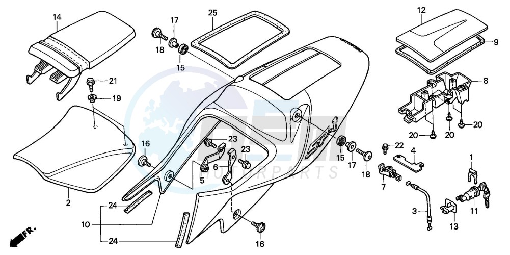 SEAT/SEAT COWL image