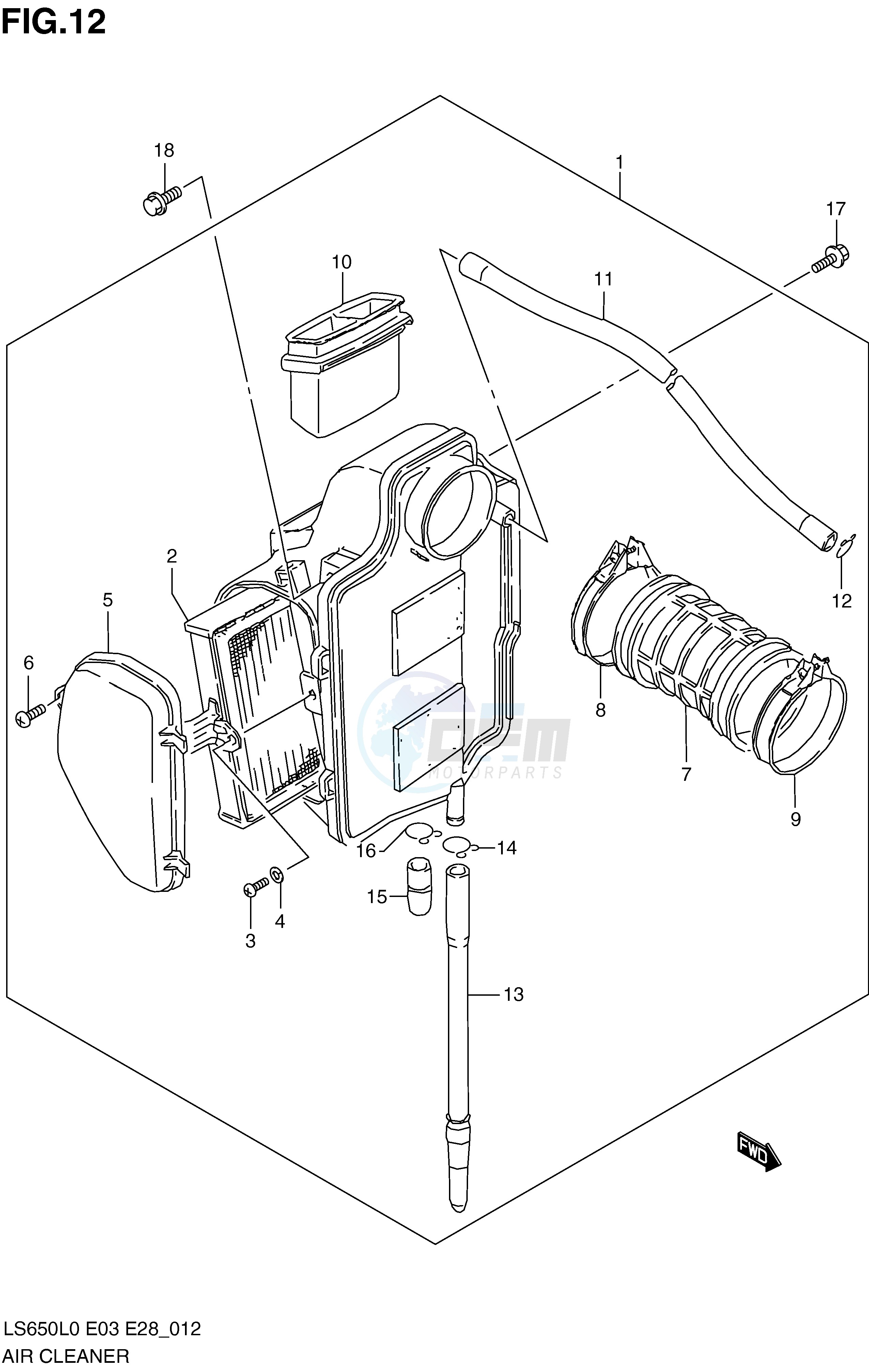 AIR CLEANER blueprint