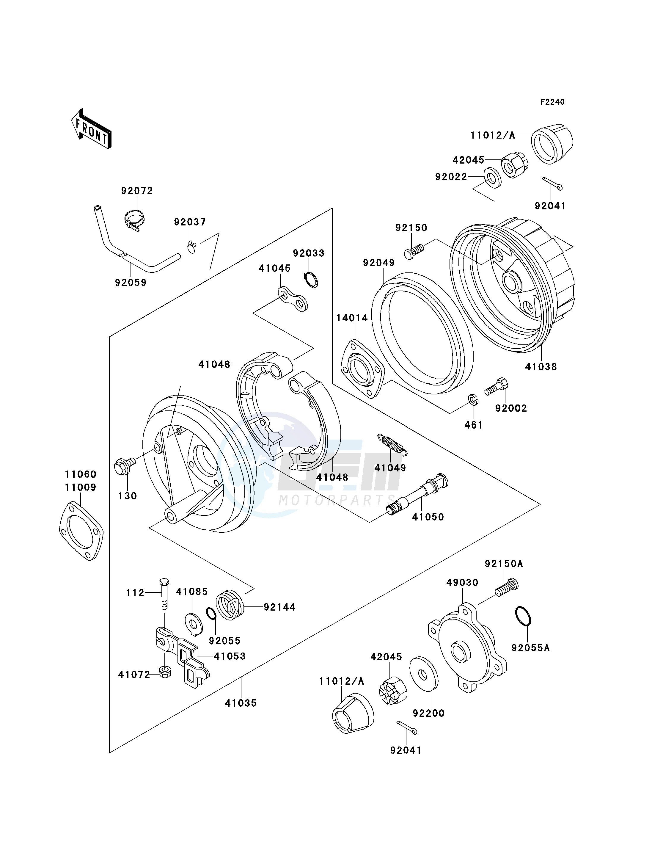 REAR HUB blueprint