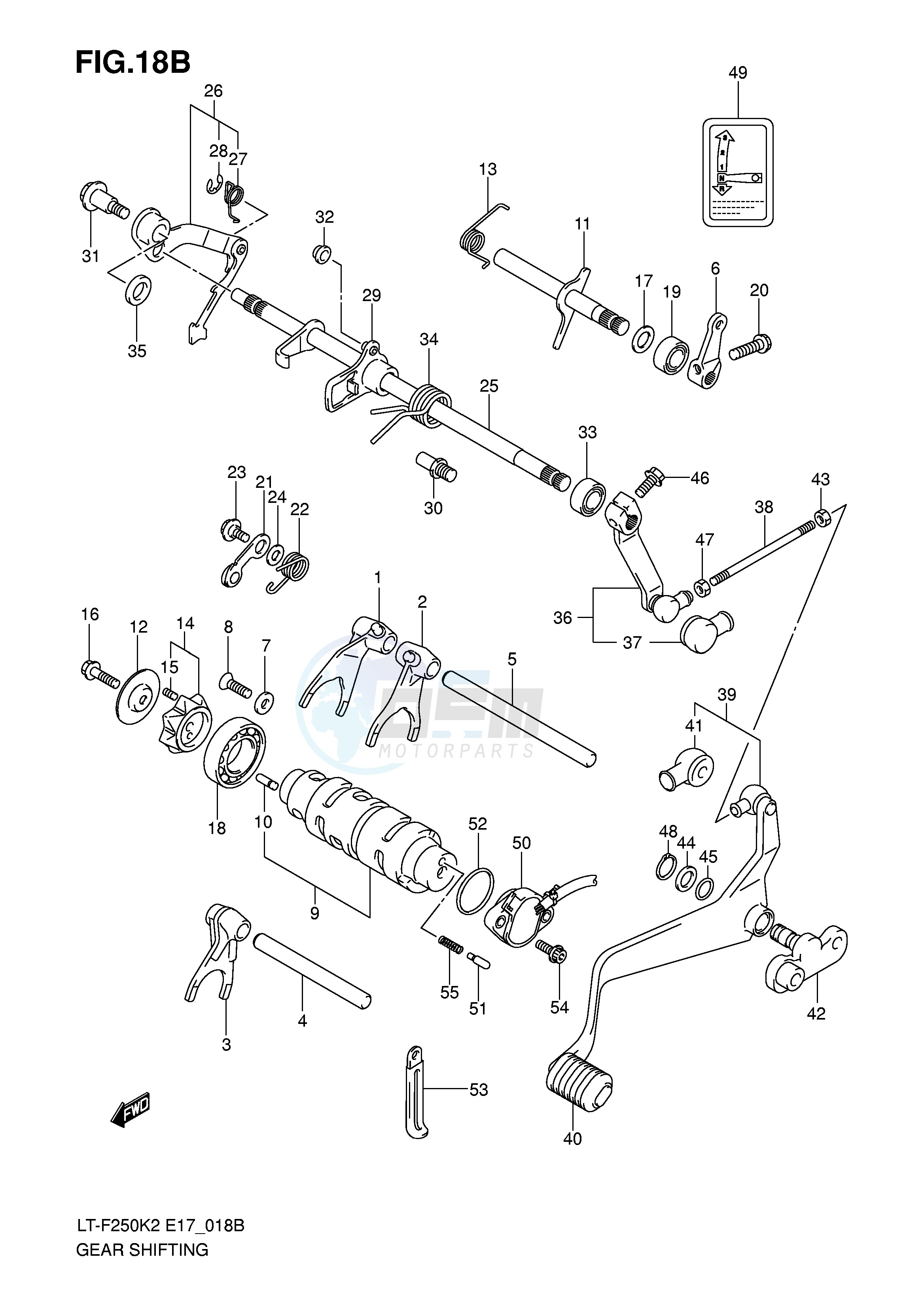 GEAR SHIFTING (LT-F250K6 E4) blueprint
