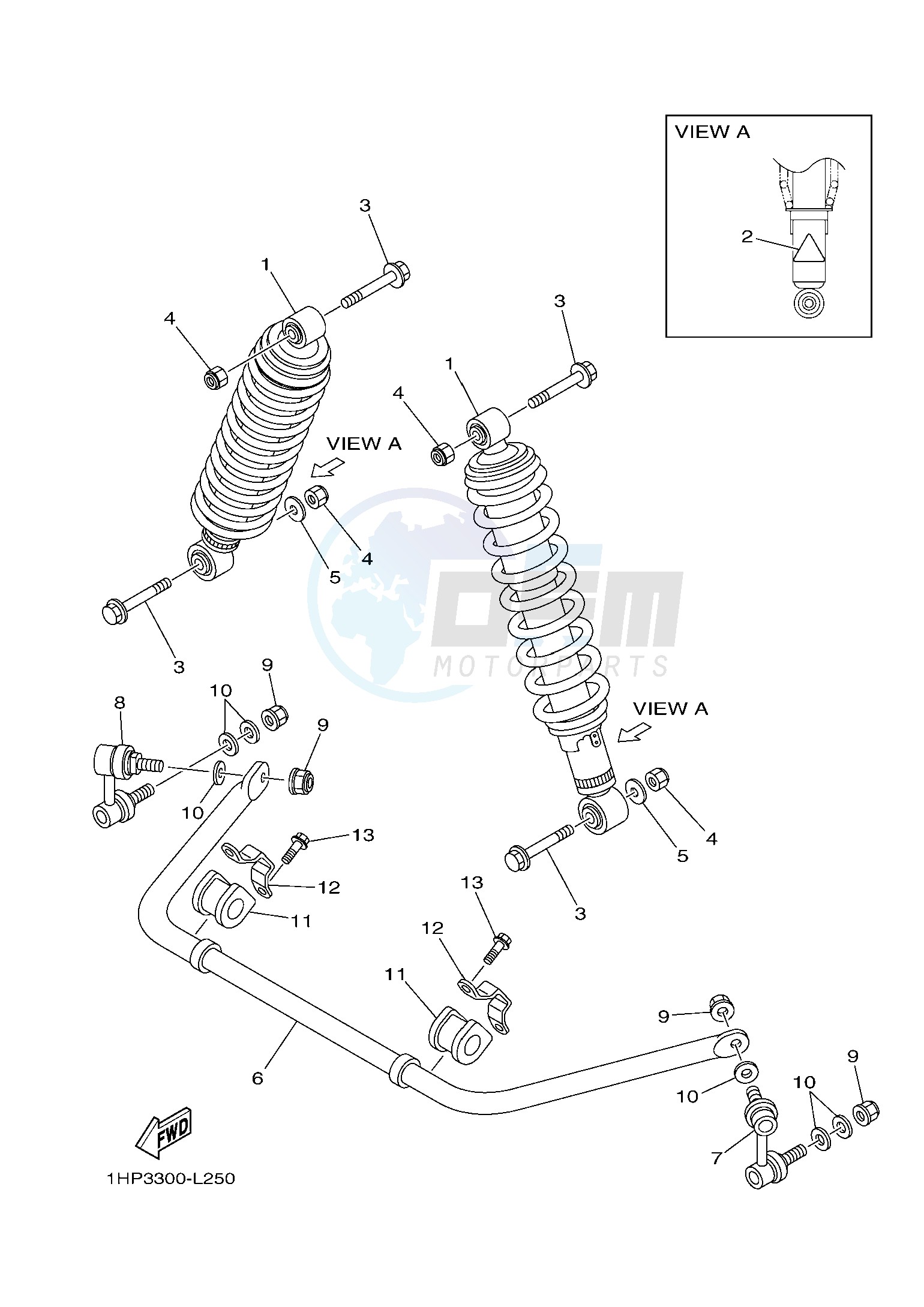 REAR SUSPENSION blueprint