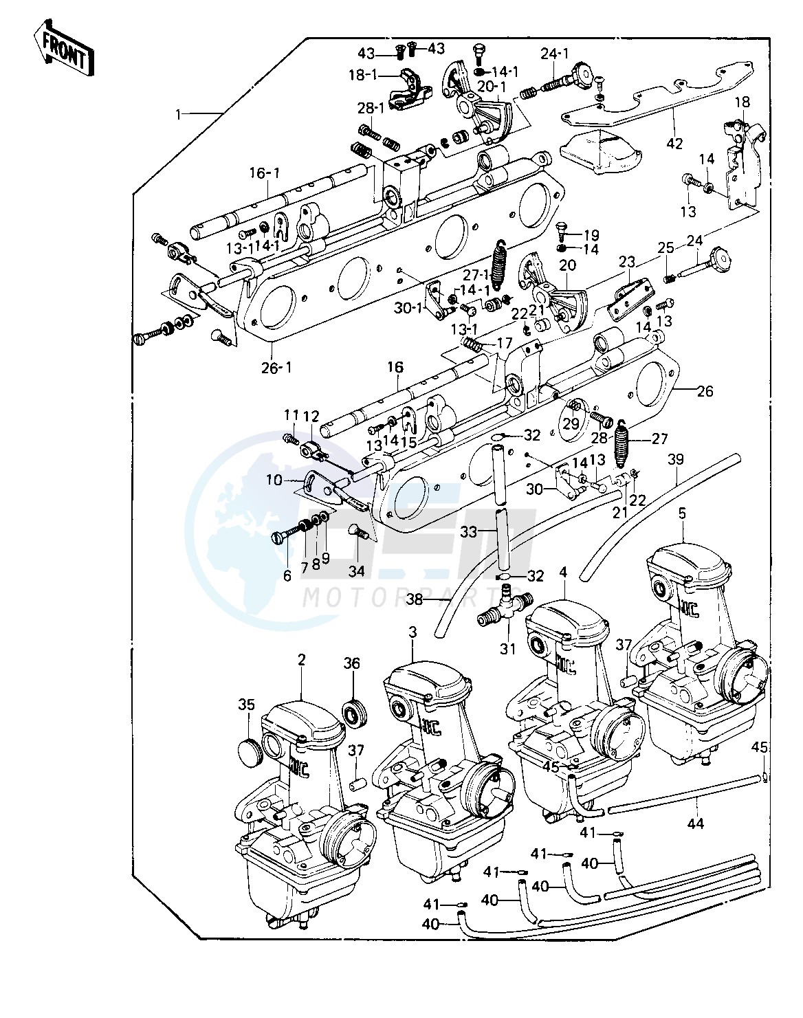 CARBURETOR ASSY -- 78 C1_C1A- - blueprint