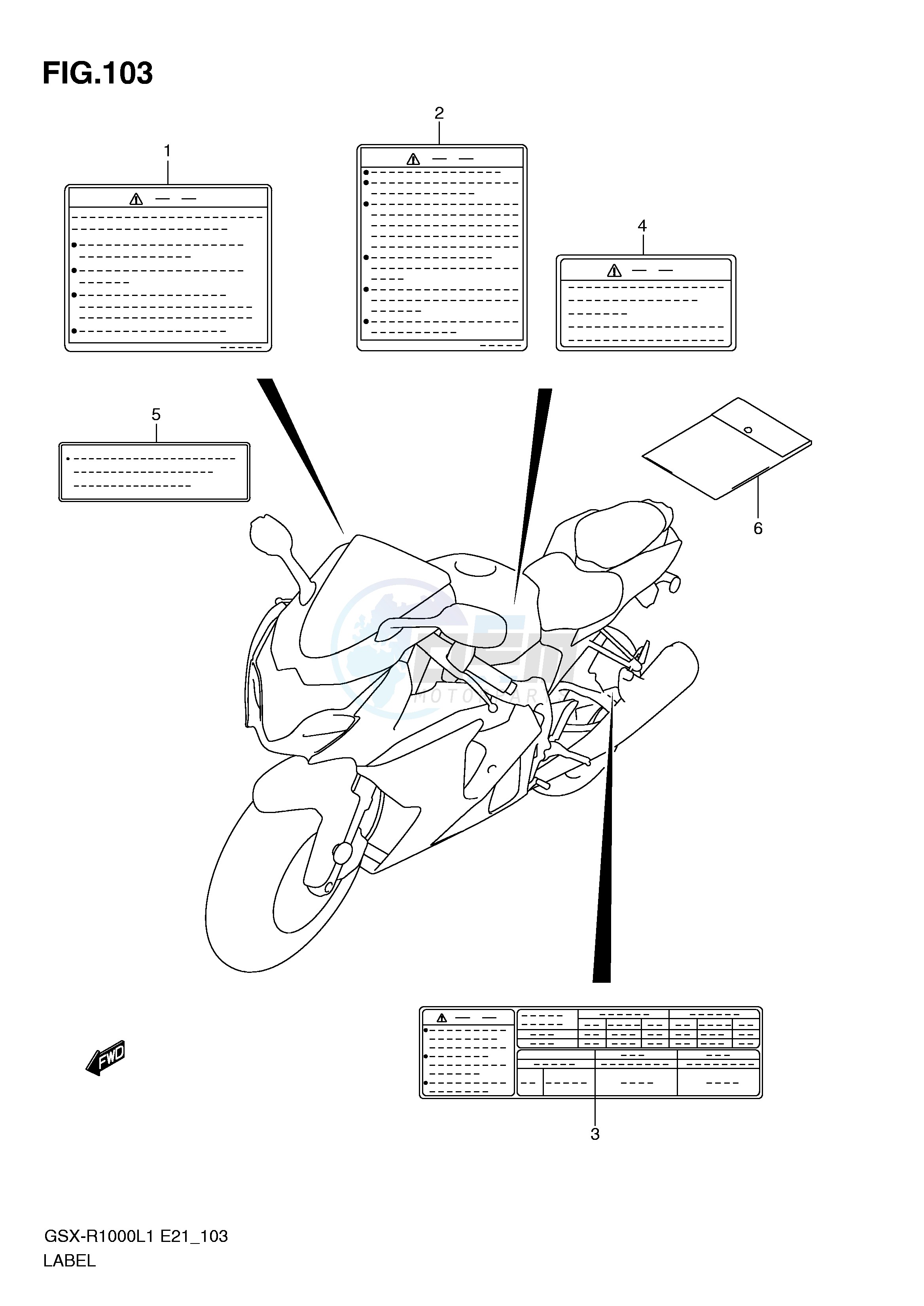 LABEL (GSX-R1000UFL1 E21) blueprint