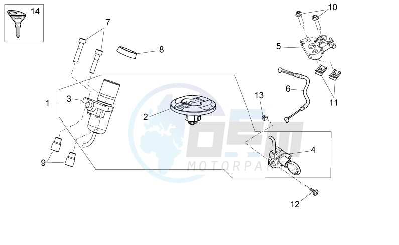 Lock hardware kit image