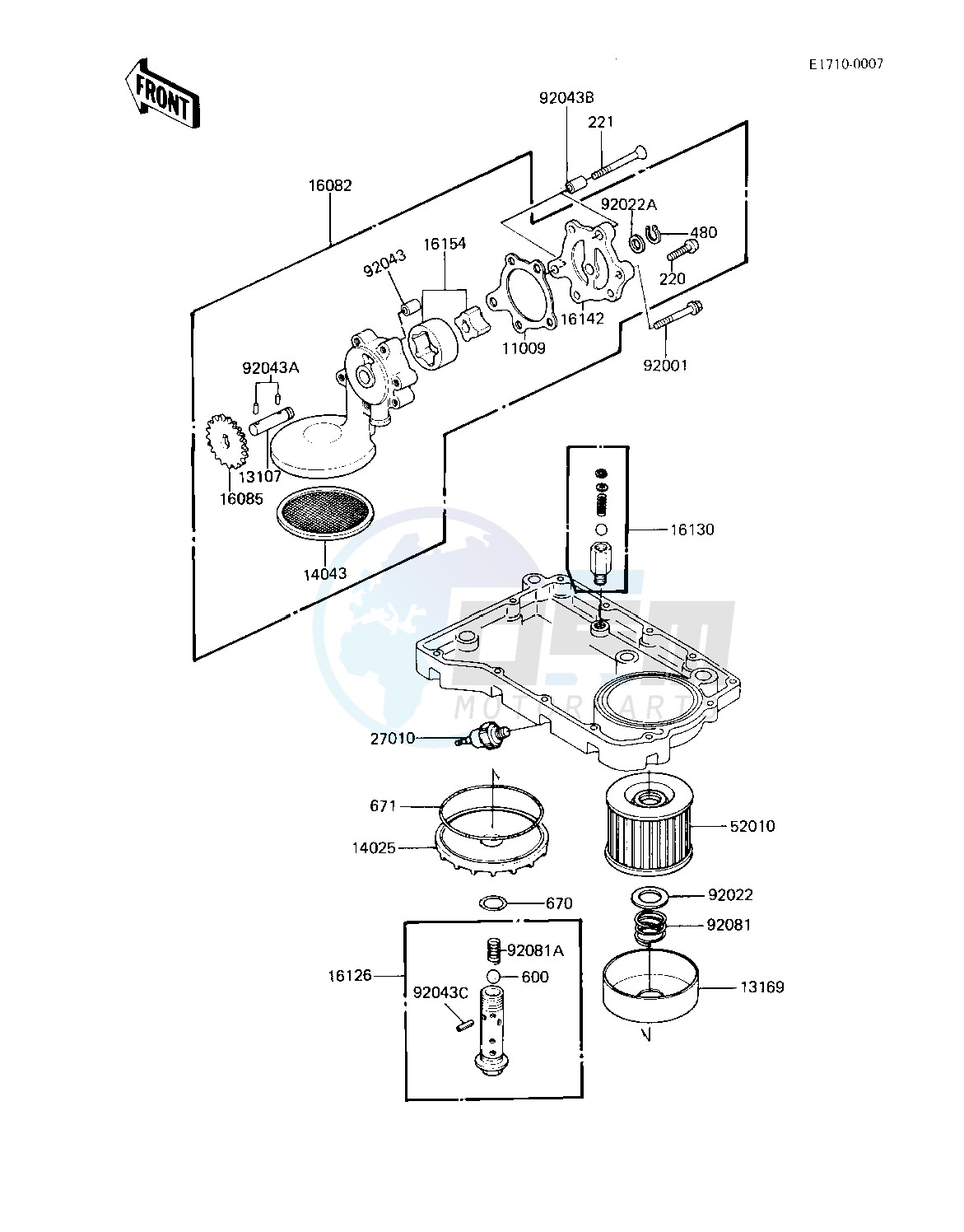 OIL PUMP_OIL FILTER -- 82-83 A3_A4- - blueprint