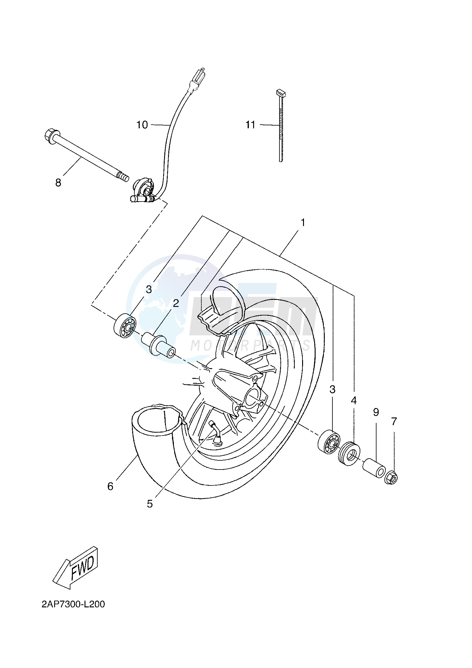 FRONT WHEEL image