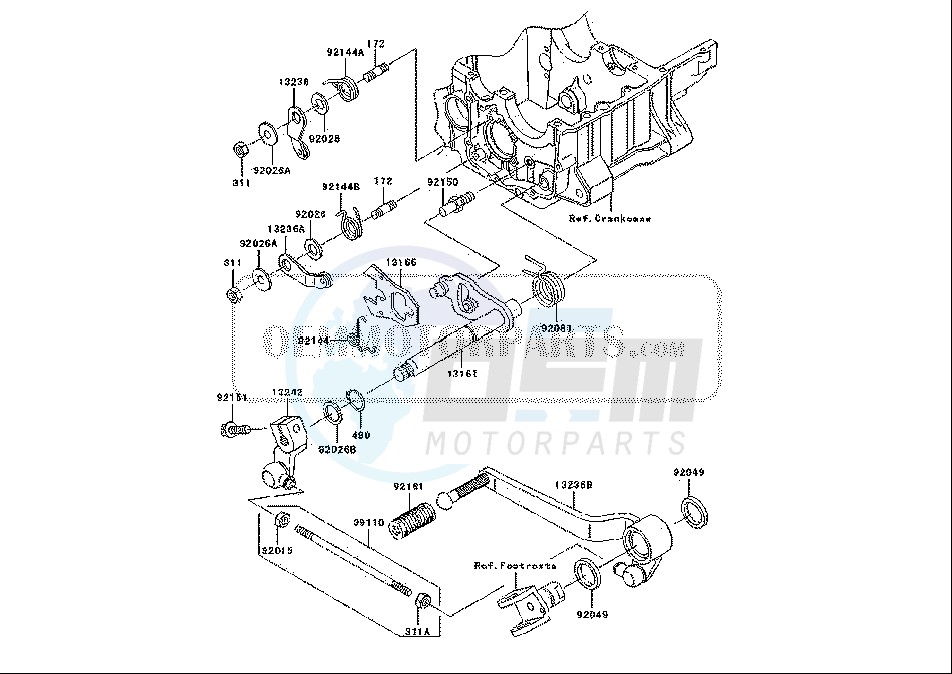 GEAR CHANGE MECHANISM blueprint