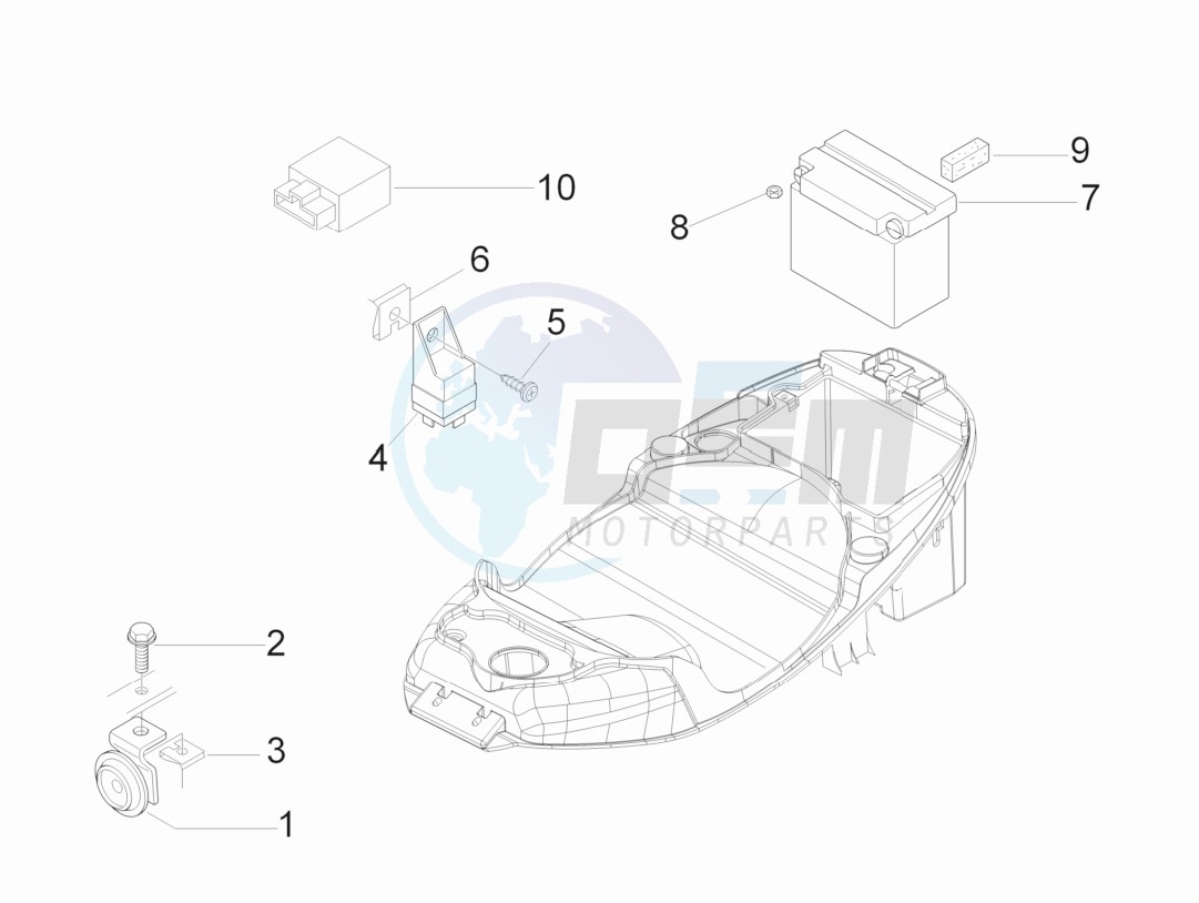 Remote control switches - Battery - Horn image