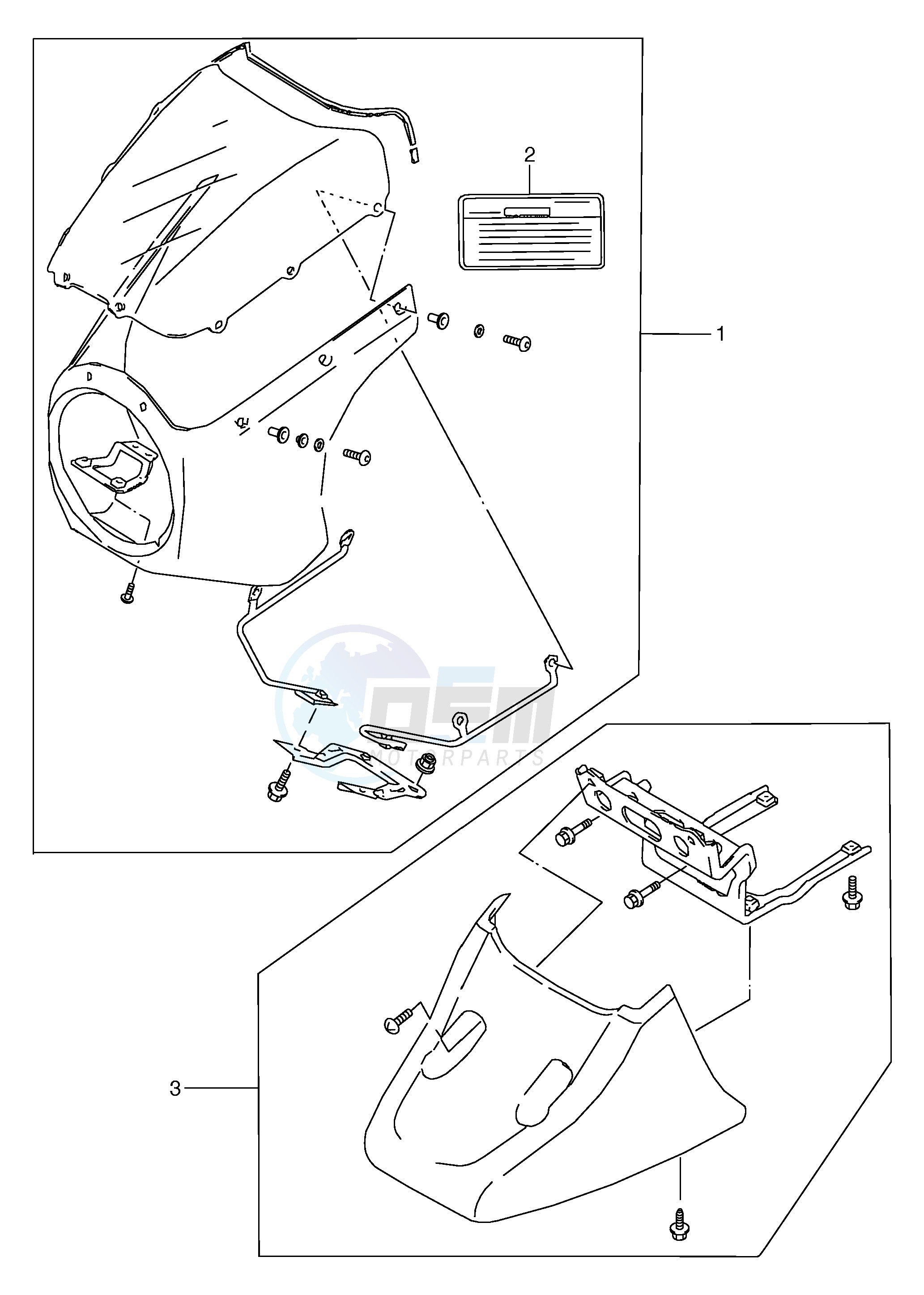 COWLING (OPTIONAL, MODEL V W) image