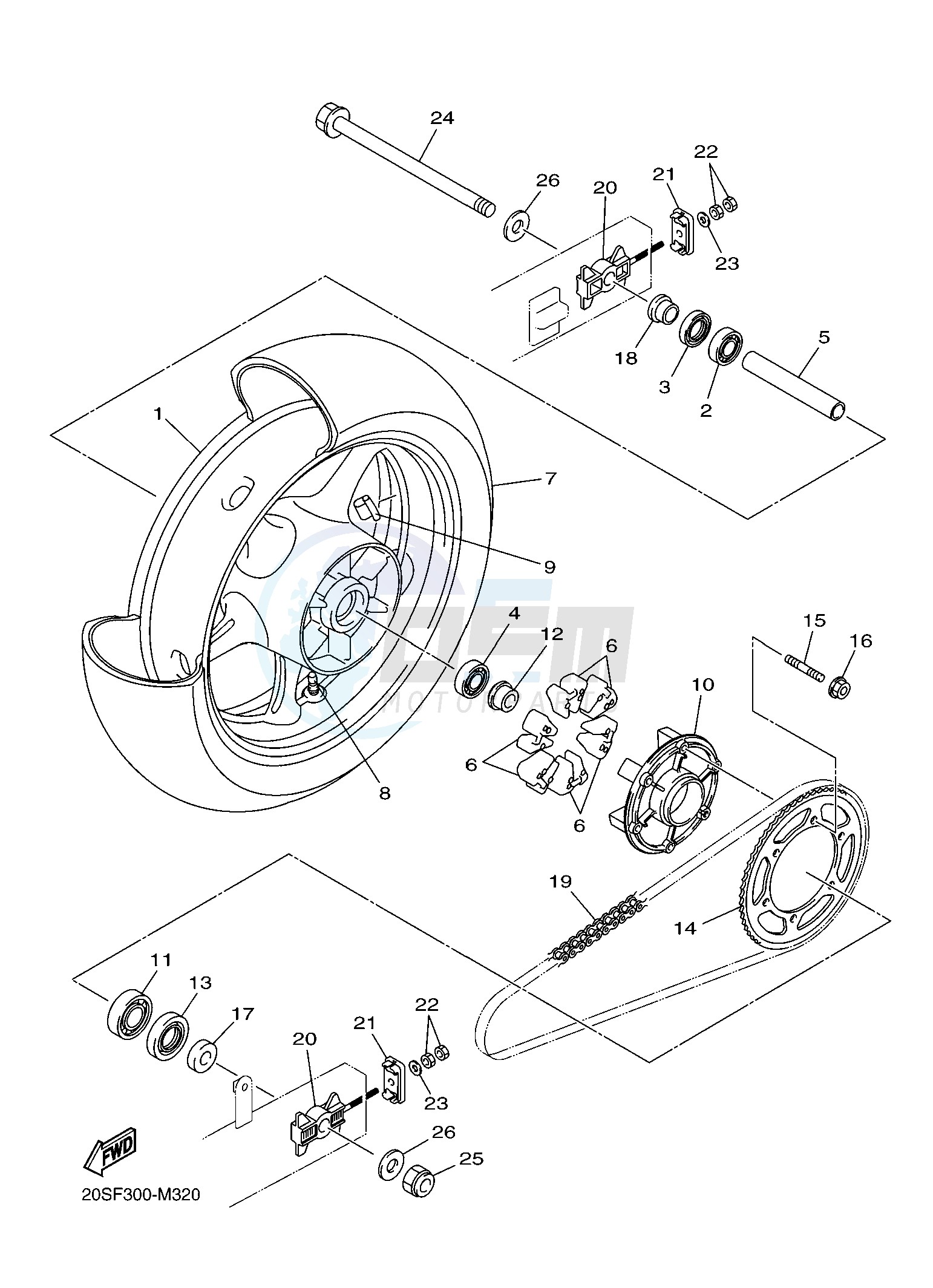 REAR WHEEL image