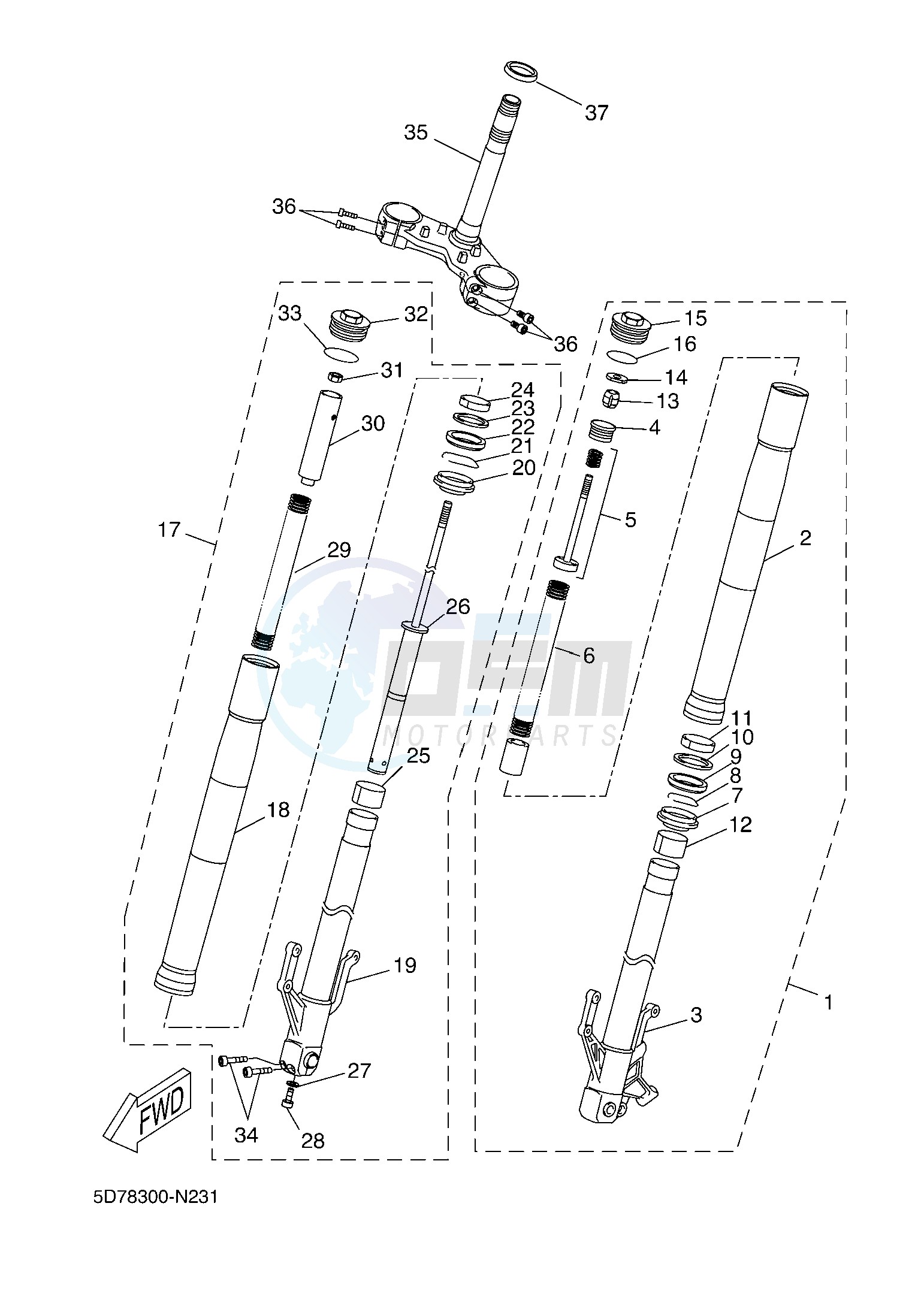 FRONT FORK image