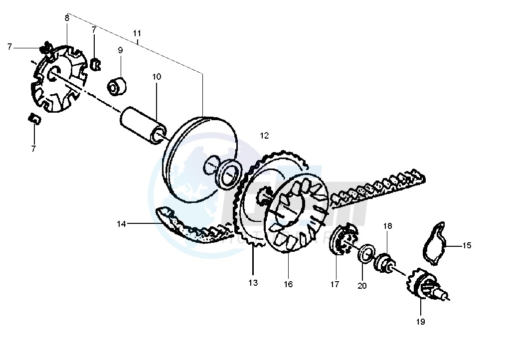 Driving pulley image