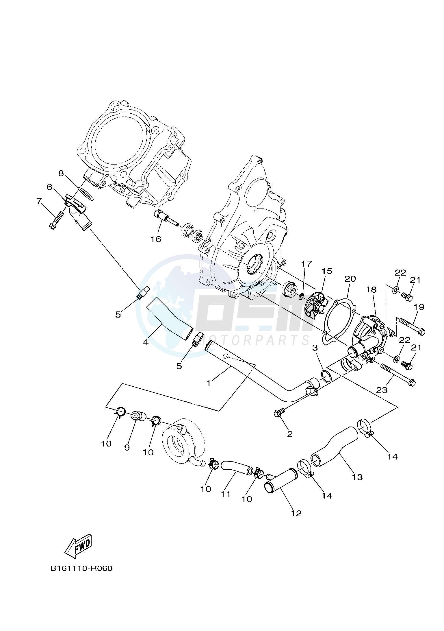 WATER PUMP blueprint