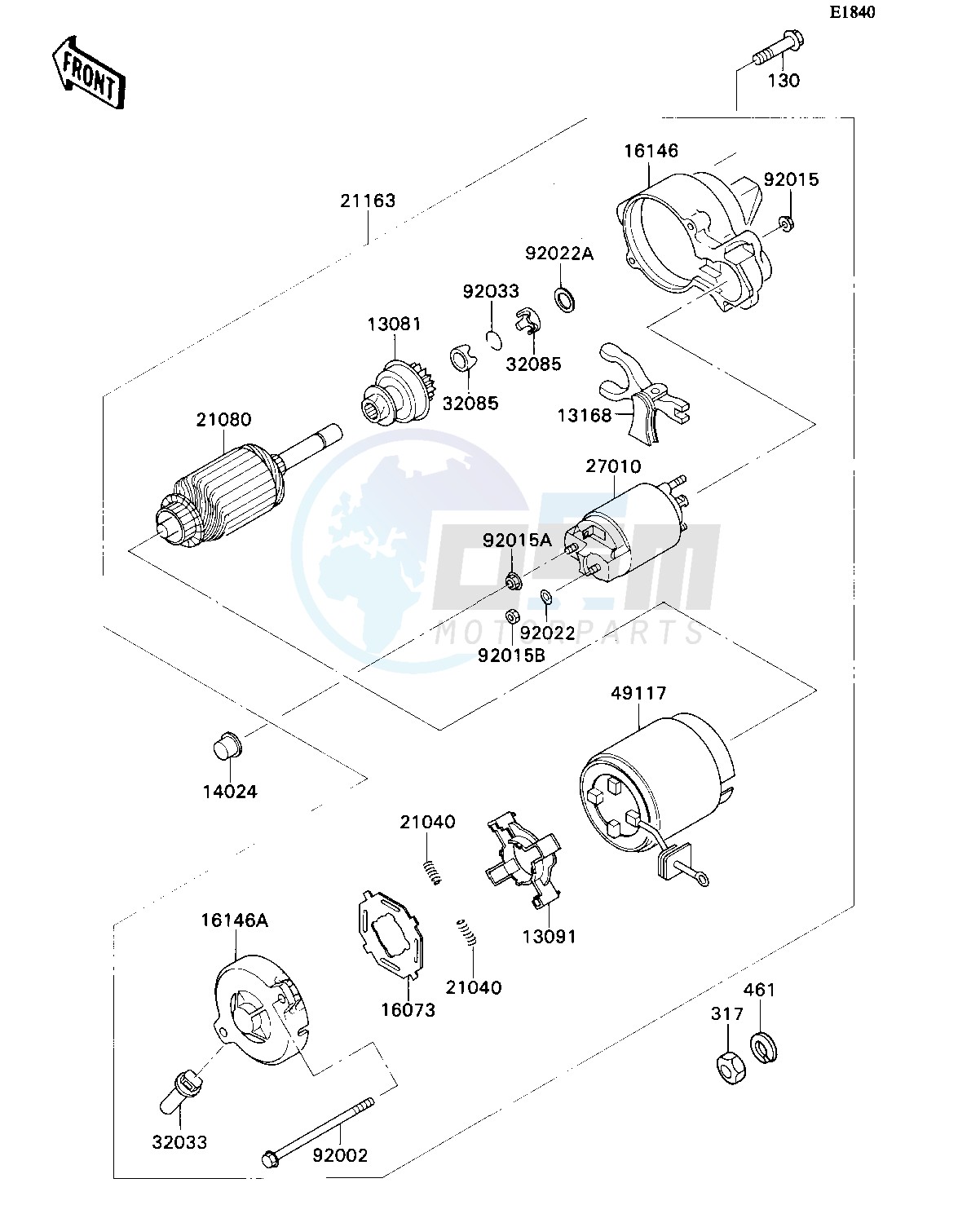 STARTER MOTOR image