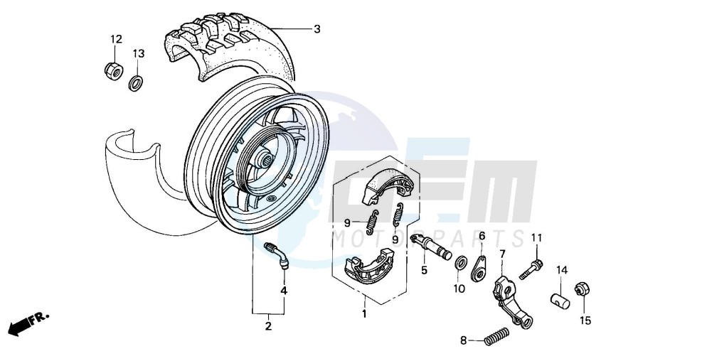 REAR WHEEL (2) blueprint