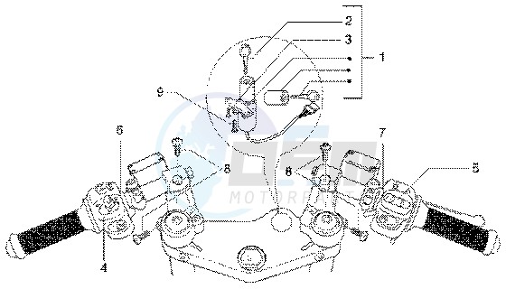 Electrical device-key operated switch blueprint
