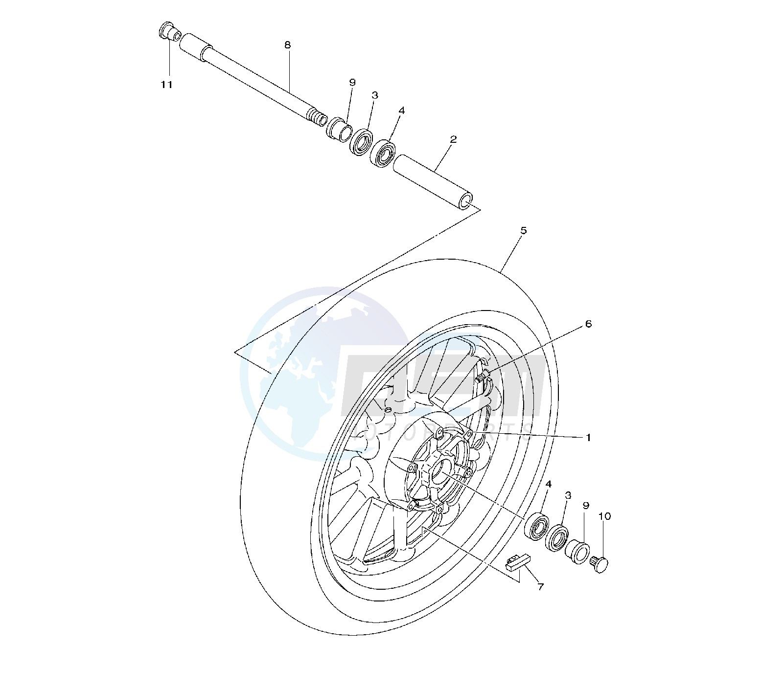 FRONT WHEEL image