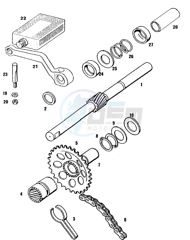 Strarter mechanism (pedal) image