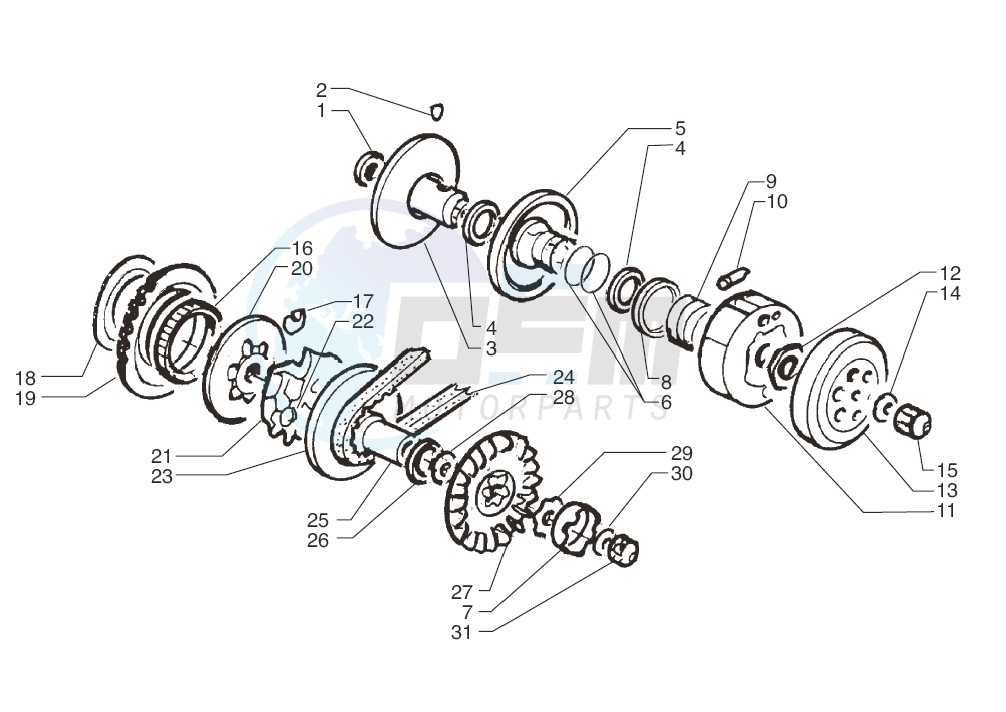 Driving pulley image