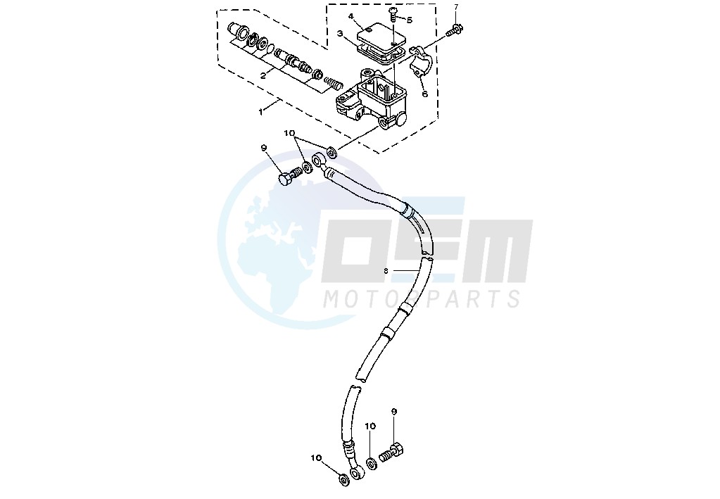 FRONT MASTER CYLINDER image