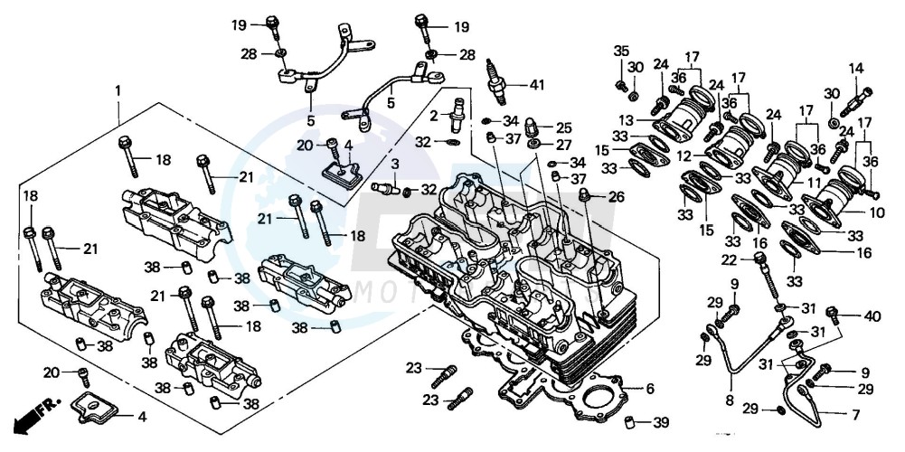 CYLINDER HEAD blueprint