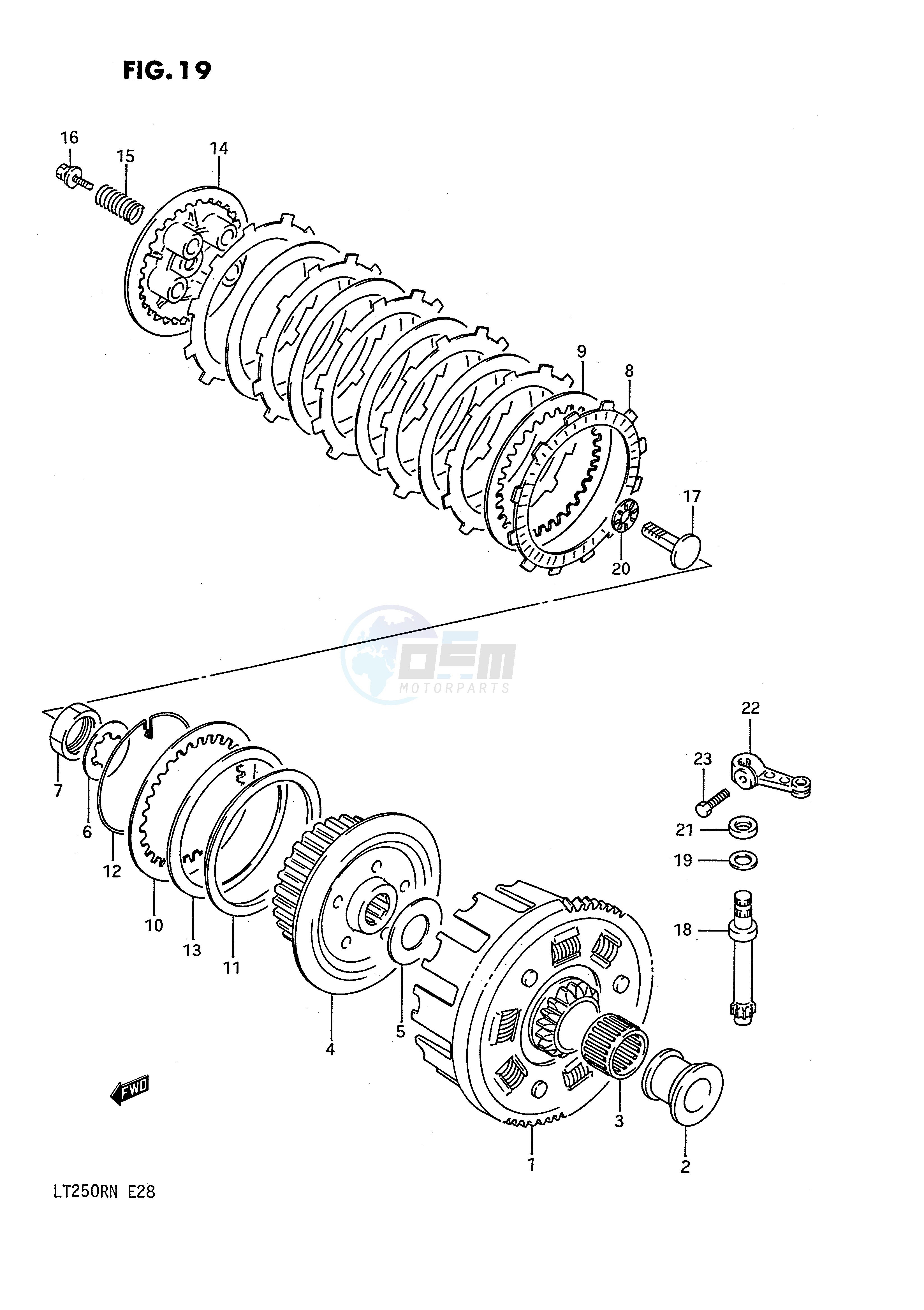 CLUTCH (MODEL F G) blueprint