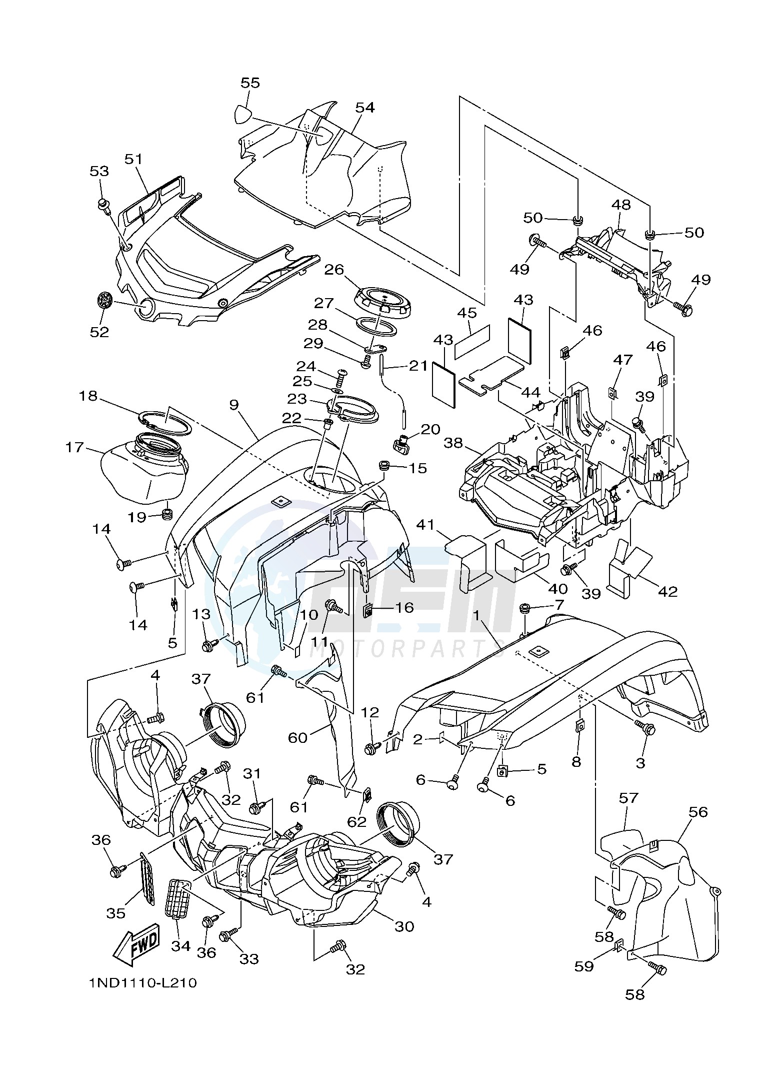 FRONT FENDER image