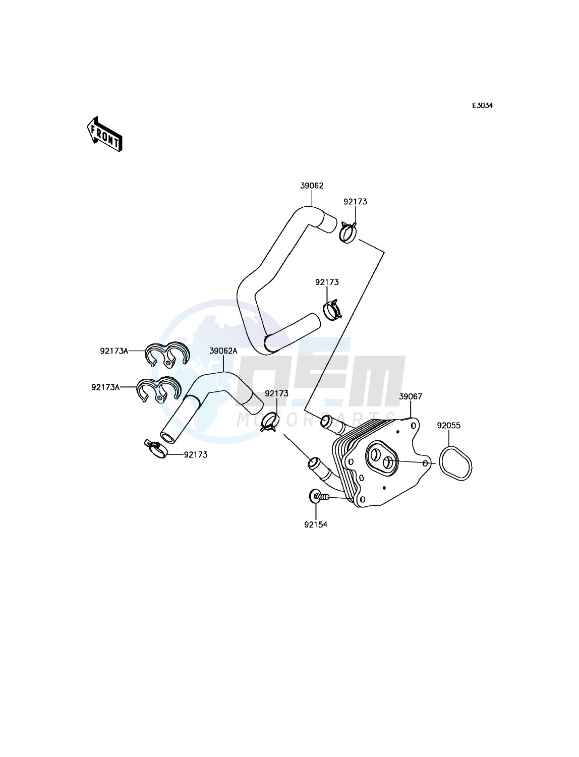 Oil Cooler blueprint