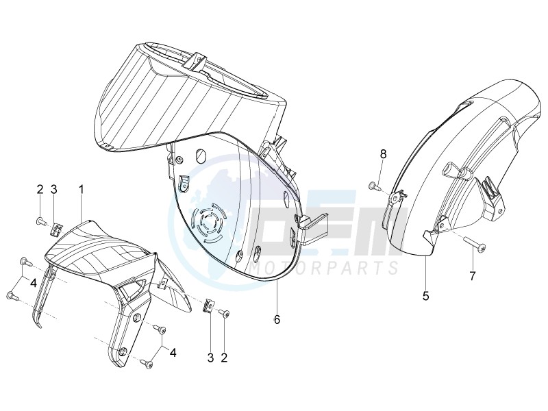 Wheel housing - Mudguard blueprint