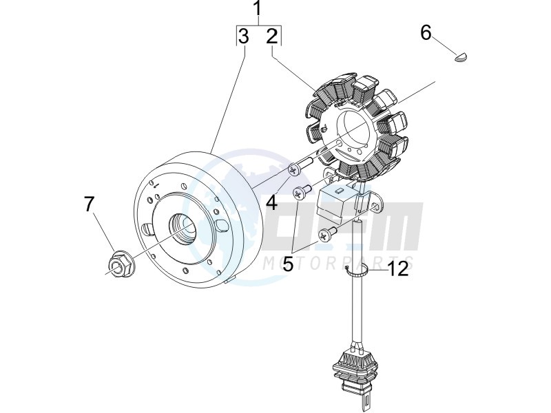 Flywheel magneto image