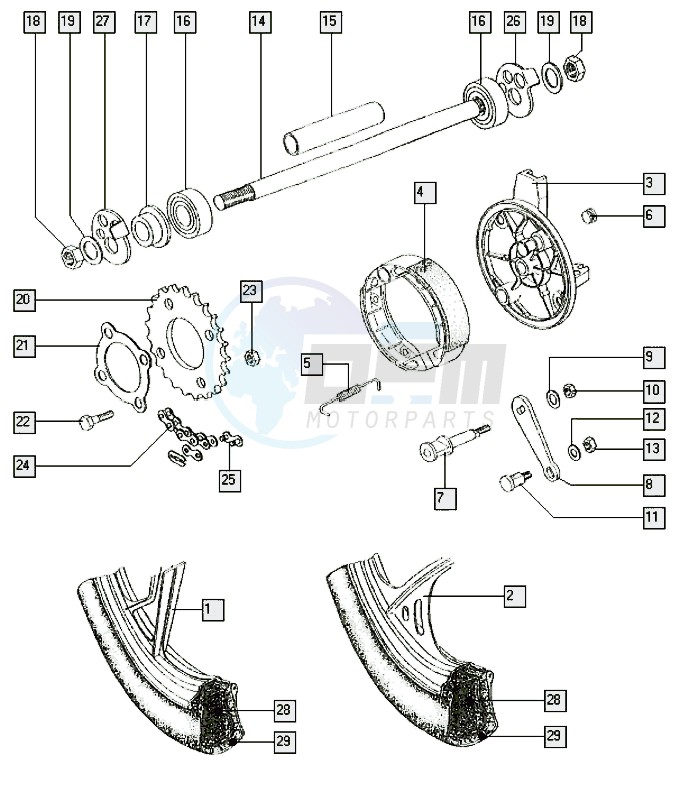 Rear wheel-alu image