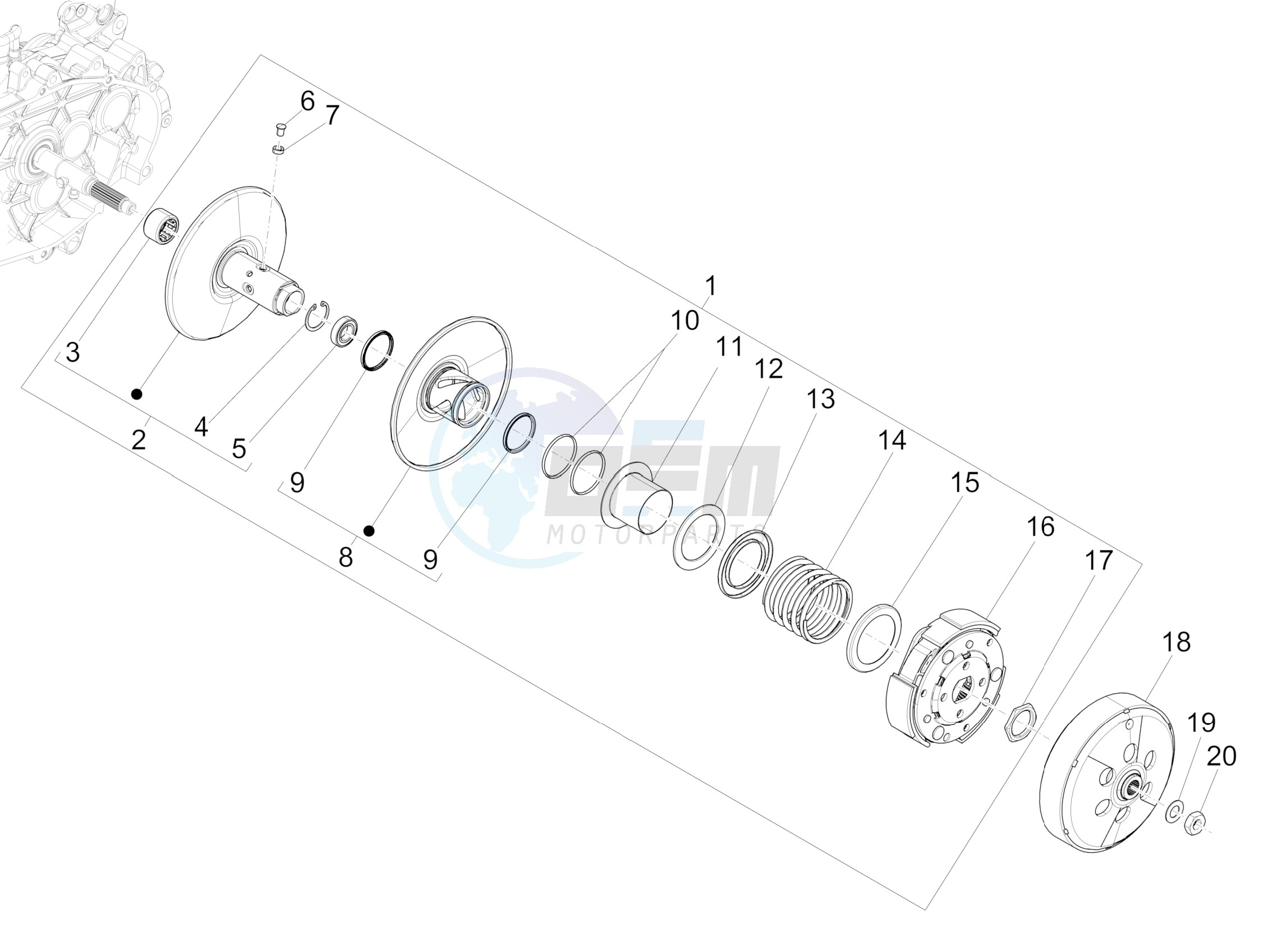 Driven pulley image