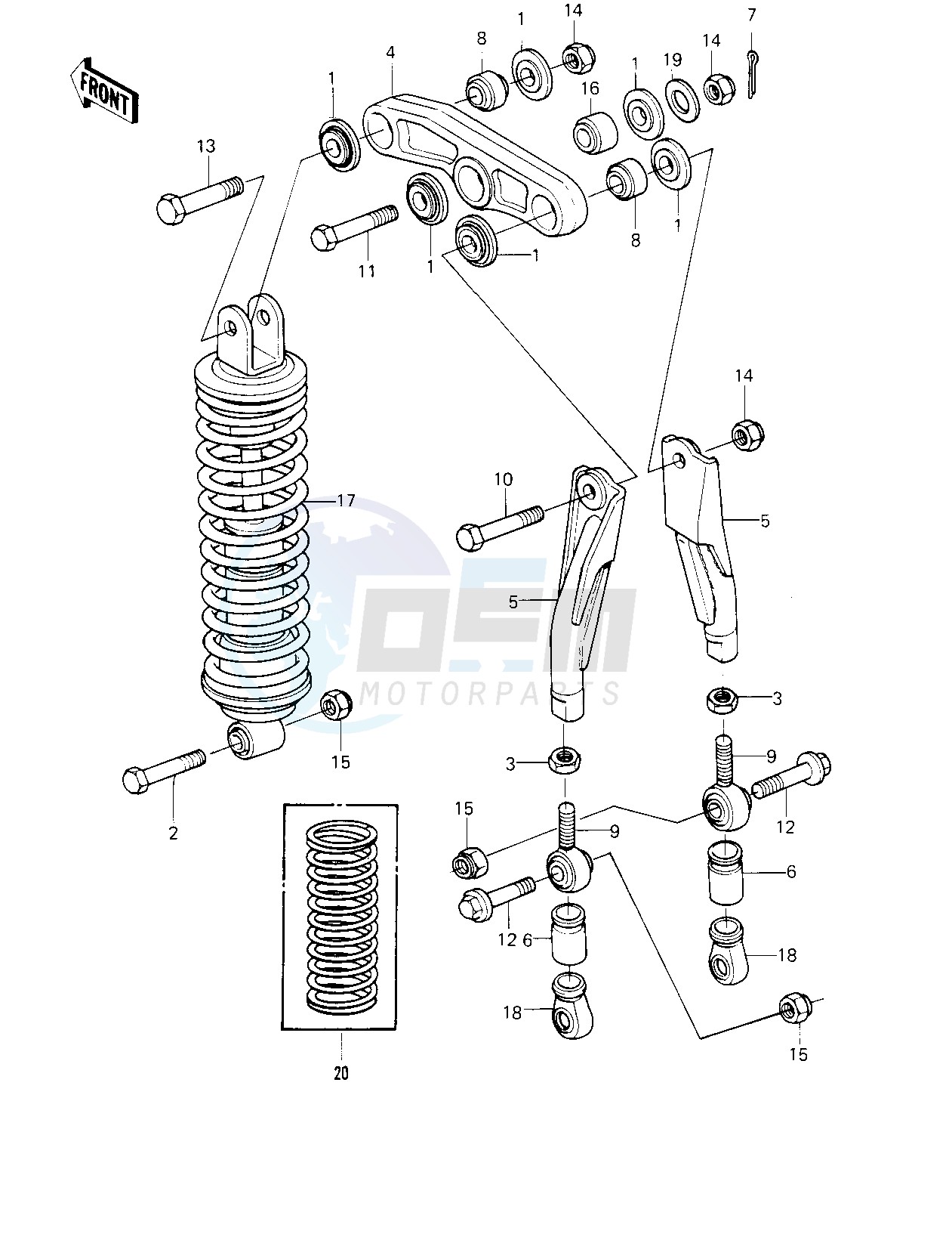 REAR SUSPENSION -- 80 A1- - image