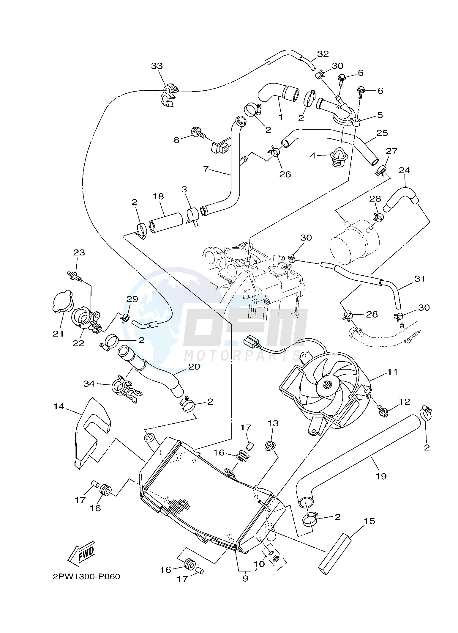 RADIATOR & HOSE image