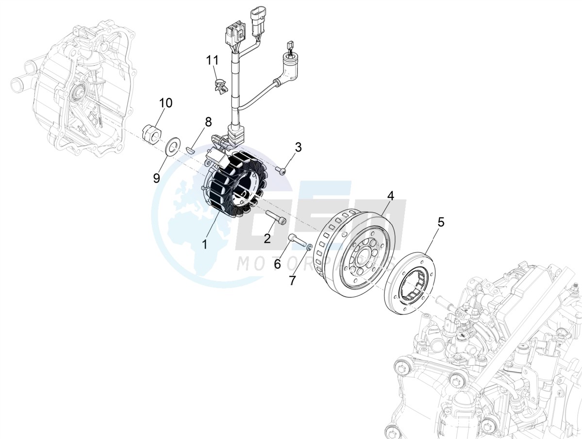 Flywheel magneto image