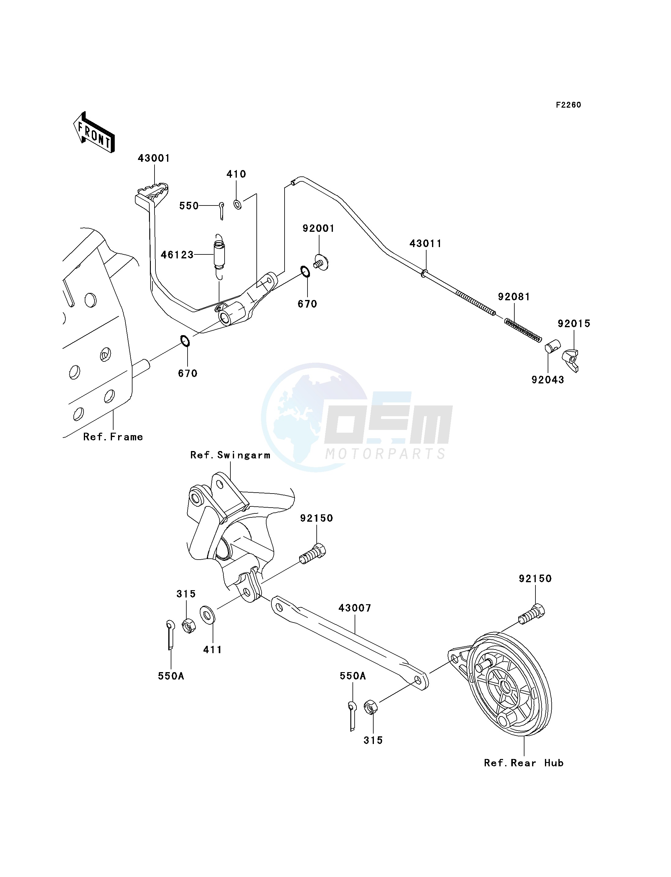 BRAKE PEDAL image