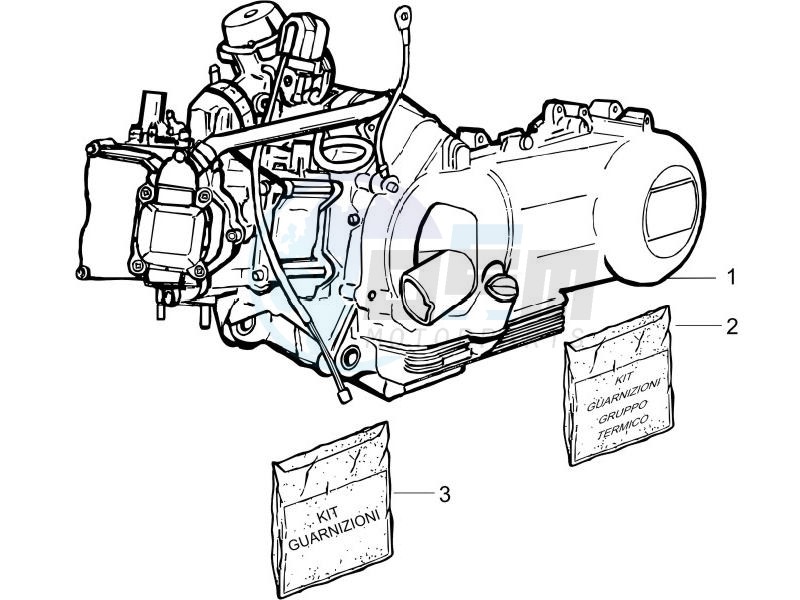 Engine assembly blueprint