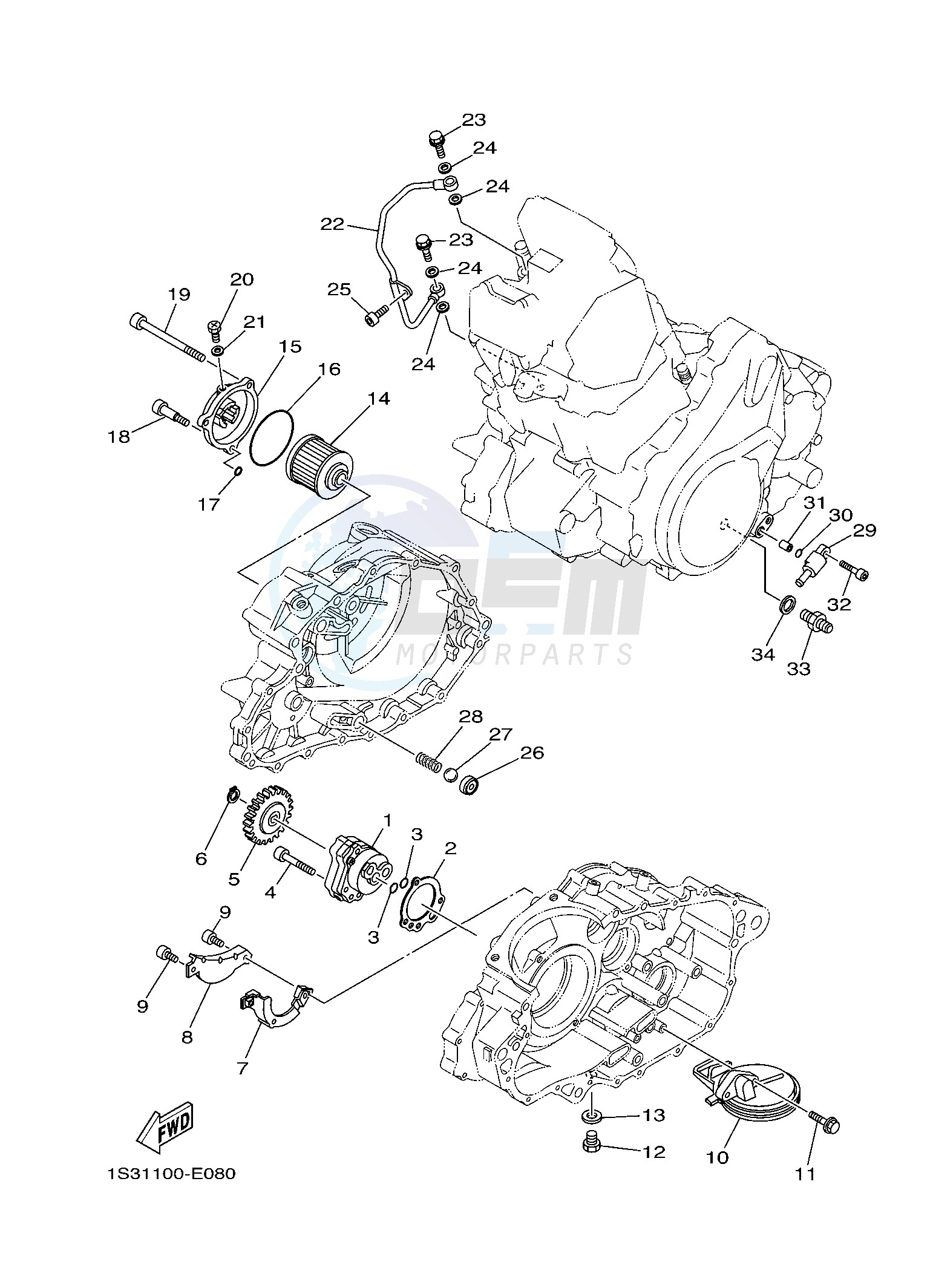 OIL PUMP blueprint