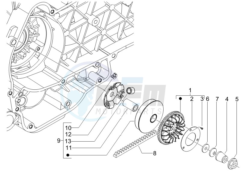 Driving pulley image