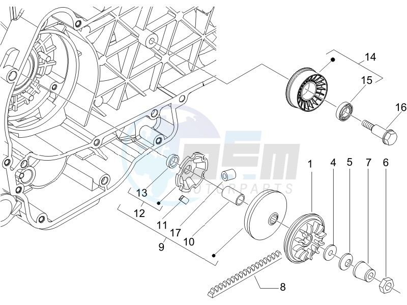 Driving pulley image