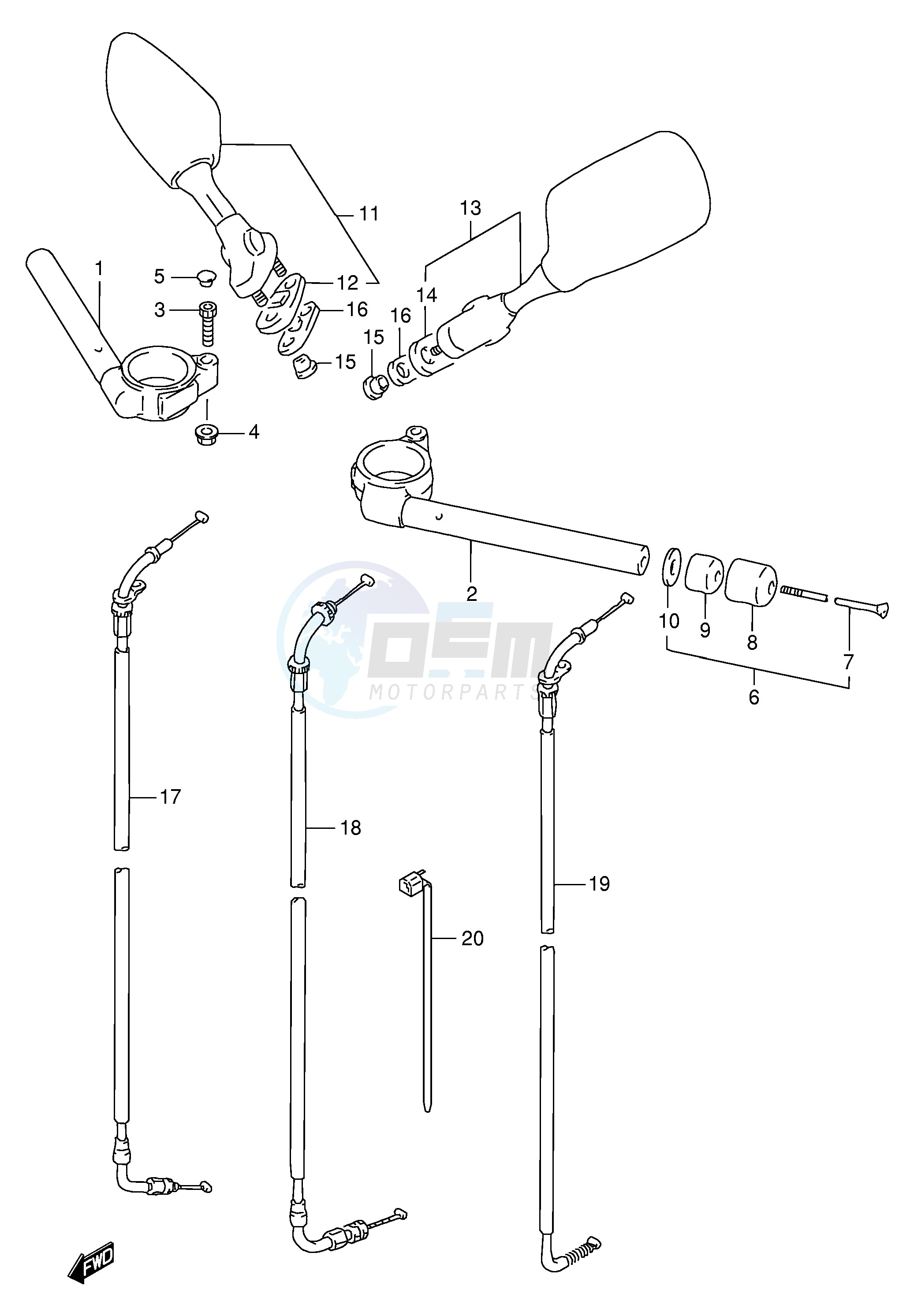 HANDLEBAR (MODEL P R) image