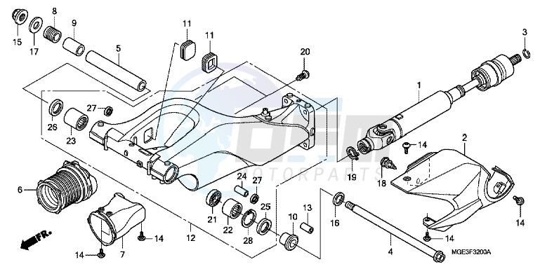 SWINGARM blueprint