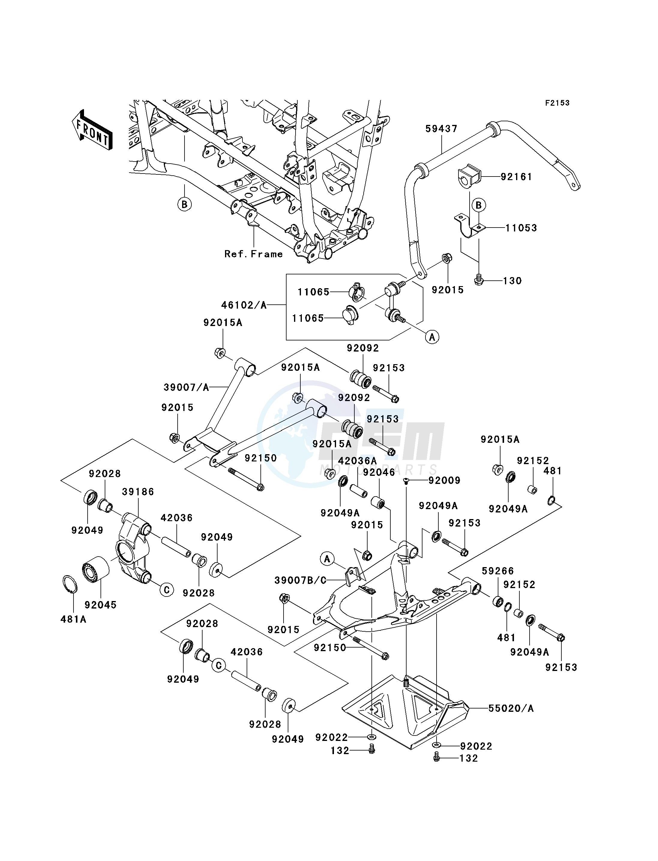 REAR SUSPENSION blueprint